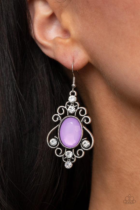 Tour de Fairytale - Purple Earrings – Paparazzi Accessories