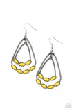 Summer Staycation - Yellow Earrings – Paparazzi Accessories