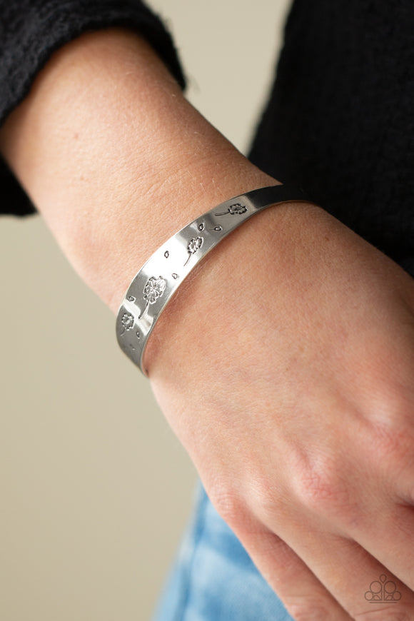 Dandelion Dreamland - Silver Bracelet – Paparazzi Accessories