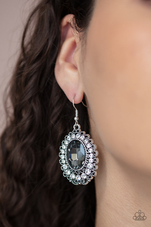 Glacial Gardens - Silver Earrings – Paparazzi Accessories
