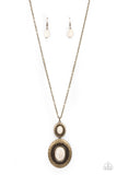 Southern Opera - Brass Necklace – Paparazzi Accessories	
