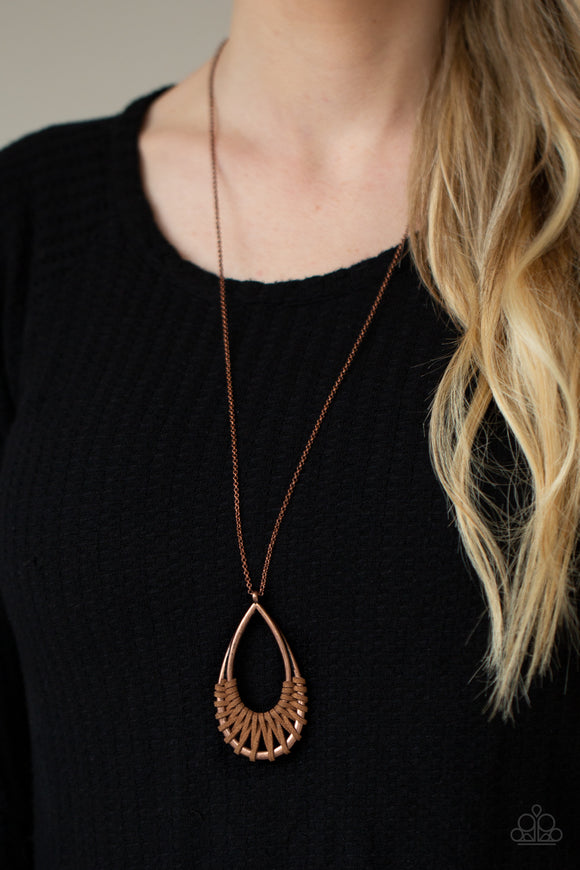 Homespun Artifact - Copper Necklace – Paparazzi Accessories