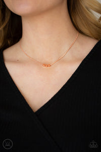 Dynamically Dainty - Copper Necklace – Paparazzi Accessories