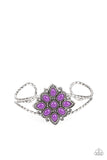 Happily Ever APPLIQUE - Purple  Bracelet – Paparazzi Accessories