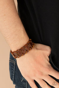 Knocked for a Loop - Brown Bracelet – Paparazzi Accessories
