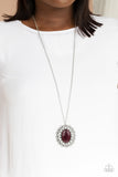 Oh My Medallion - Purple Necklace – Paparazzi Accessories