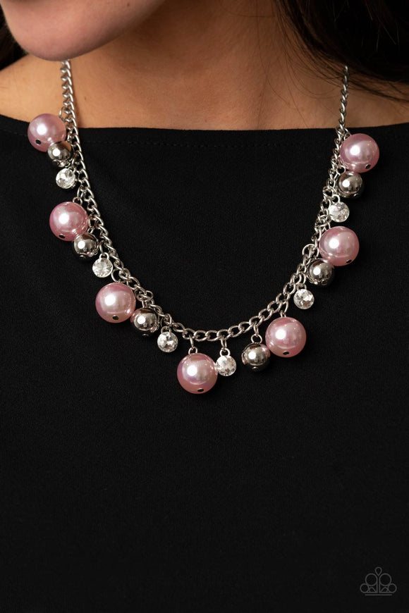 Galactic Gala - Pink Necklace – Paparazzi Accessories
