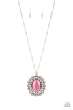 Oh My Medallion - Pink Necklace – Paparazzi Accessories