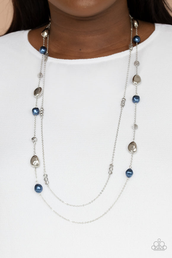 Gala Goals - Blue Necklace - Paparazzi Accessories