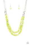 Staycation Status - Green Necklace – Paparazzi Accessories