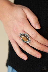 Can You SEER What I SEER - Brown  Ring – Paparazzi Accessories