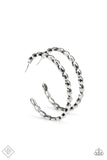 Hoop Hype - Silver Earrings – Paparazzi Accessories