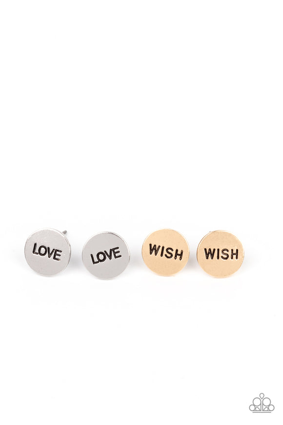 Words of Inspiration Little Diva Earrings - Paparazzi Accessories