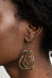 Artisan Relic - Brass Earrings – Paparazzi Accessories