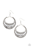 Crescent Couture - White Earrings – Paparazzi Accessories