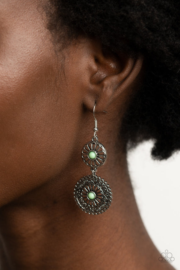 Keep It WHEEL - Green Earrings – Paparazzi Accessories
