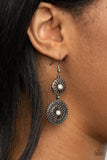 Keep It WHEEL - White Earrings – Paparazzi Accessories