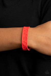 Follow The Wildflowers - Red Bracelet – Paparazzi Accessories