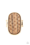 Reclaimed Refinement - Gold Ring – Paparazzi Accessories