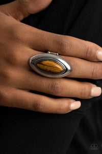 Sahara Seer - Brown Ring – Paparazzi Accessories