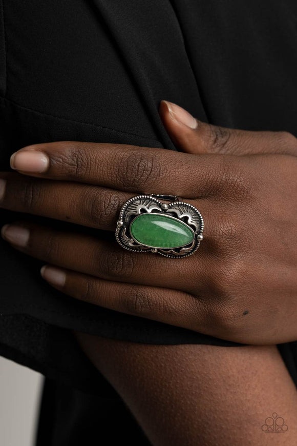 Mystical Mambo - Green Ring – Paparazzi Accessories