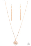 Lotus Retreat - Rose Gold Necklace – Paparazzi Accessories