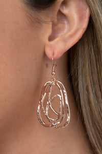 Artisan Relic - Rose Gold Earrings – Paparazzi Accessories