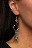 Prana Paradise - Black Earrings – Paparazzi Accessories