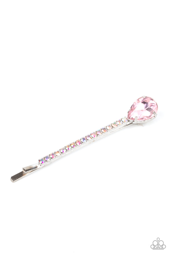 Princess Precision - Pink Hairclip – Paparazzi Accessories