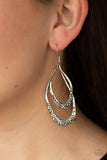   Beyond Your GLEAMS - Silver Earrings - Paparazzi Accessories