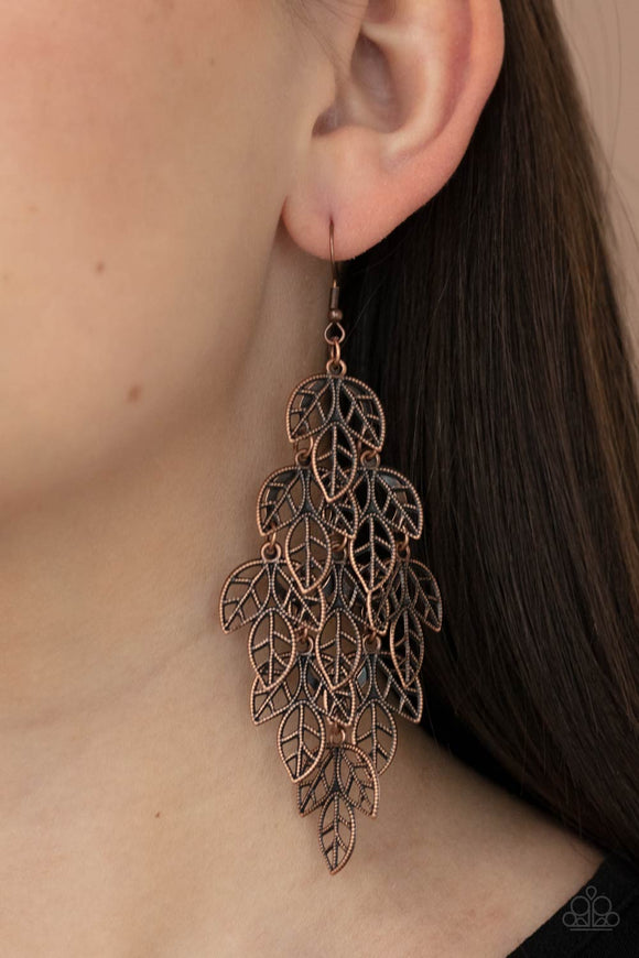 The Shakedown - Copper Earrings – Paparazzi Accessories