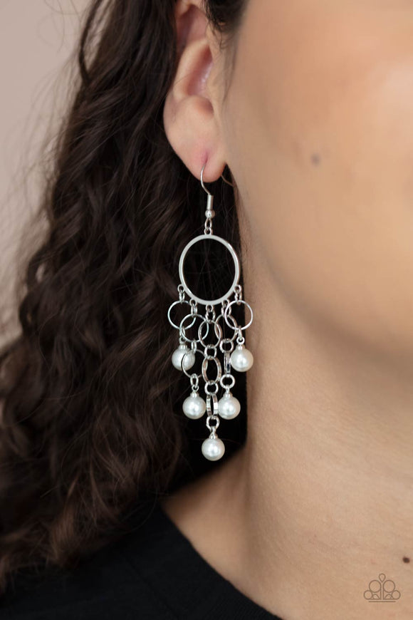 When Life Gives You Pearls - White Earrings – Paparazzi Accessories