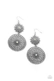 Garden Mantra - White Earrings – Paparazzi Accessories