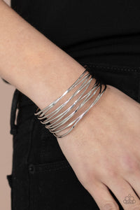 Nerves of Steel - Silver Bracelet – Paparazzi Accessories