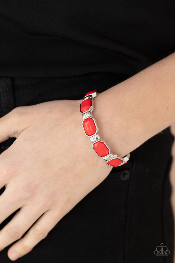 Fashion Fable - Red Bracelet – Paparazzi Accessories