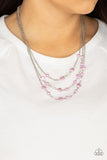 Let The Record GLOW - Purple Necklace – Paparazzi Accessories