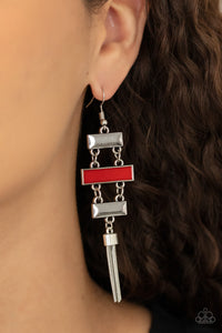 Mind, Body, and SEOUL - Red Earrings – Paparazzi Accessories