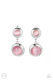 Subtle Smolder - Pink Earrings – Paparazzi Accessories