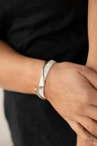Craveable Curves - White Bracelet – Paparazzi Accessories