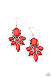 Vacay Vixen - Red Earrings – Paparazzi Accessories