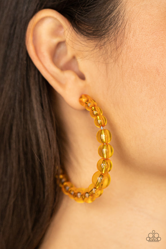 In The Clear - Orange Earrings – Paparazzi Accessories