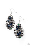 Smolder Effect - Blue and Hematite Earrings – Paparazzi Accessories