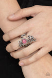 Glimmering Grapevines - Pink Ring – Paparazzi Accessories