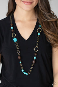 Prairie Reserve - Brass Necklace – Paparazzi Accessories