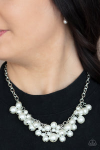 Down For The COUNTESS - White Necklace – Paparazzi Accessories