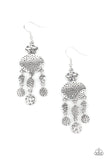 Get Your ARTIFACTS Straight - Silver Earrings – Paparazzi Accessories