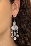 Get Your ARTIFACTS Straight - Silver Earrings – Paparazzi Accessories