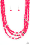 STAYCATION All I Ever Wanted - Pink Necklace – Paparazzi Accessories
