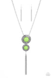 Abstract Artistry - Green Necklace – Paparazzi Accessories