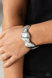 Going, Going, GONG! - Silver Bracelet – Paparazzi Accessories